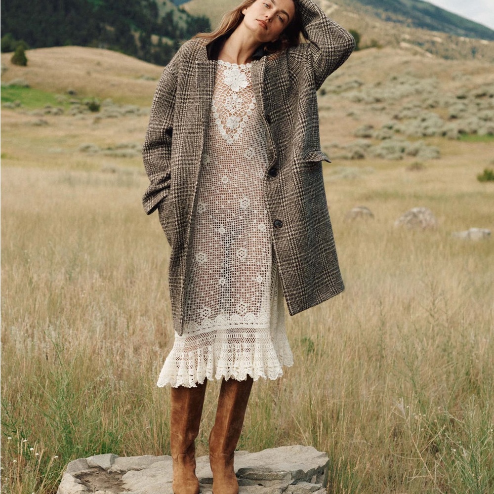 NWT Doên Dover Coat in Lascelle Houndstooth